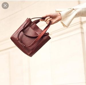 Madewell Mini transport leather tote